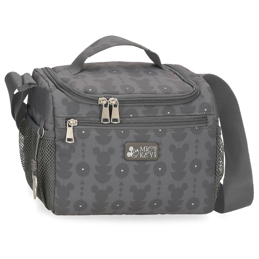 Joumma Disney Zenia Mickey Anthracite Snack Bag 23.5x19x17 cm Polyester — image 1