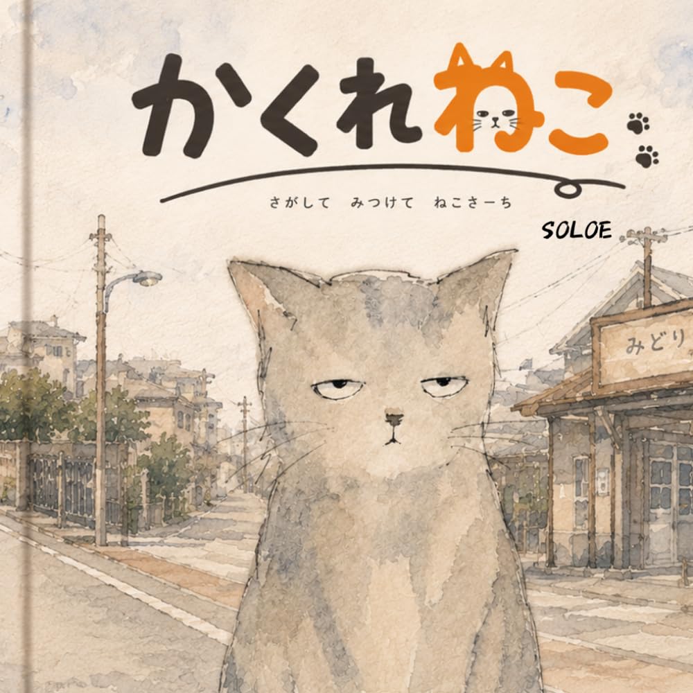 かくれねこ: さがして　みつけて　ねこさーち