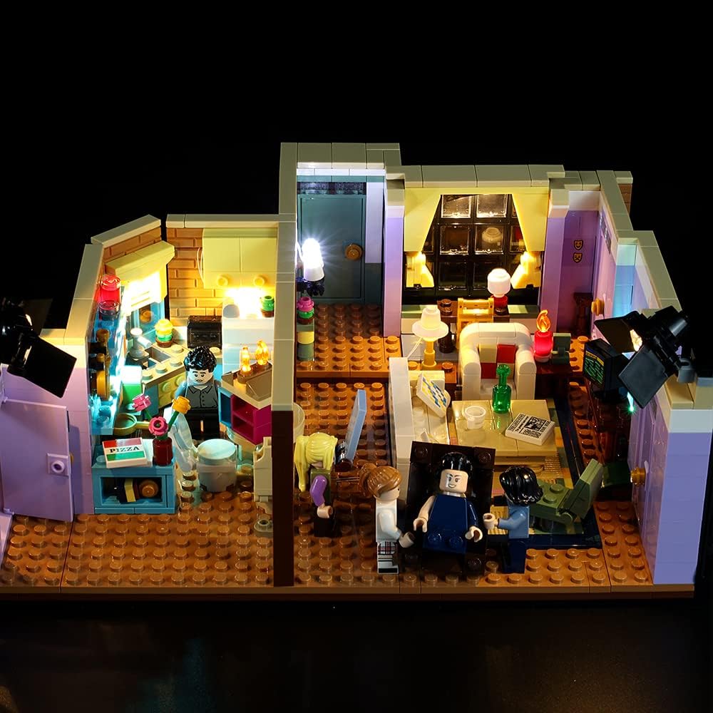 Kyglaring Led Lighting Kit for The Friends Apartments -Light Sets Compatible with Lego 10292 Building Set- Not Include The Lego Set (Standard Version)