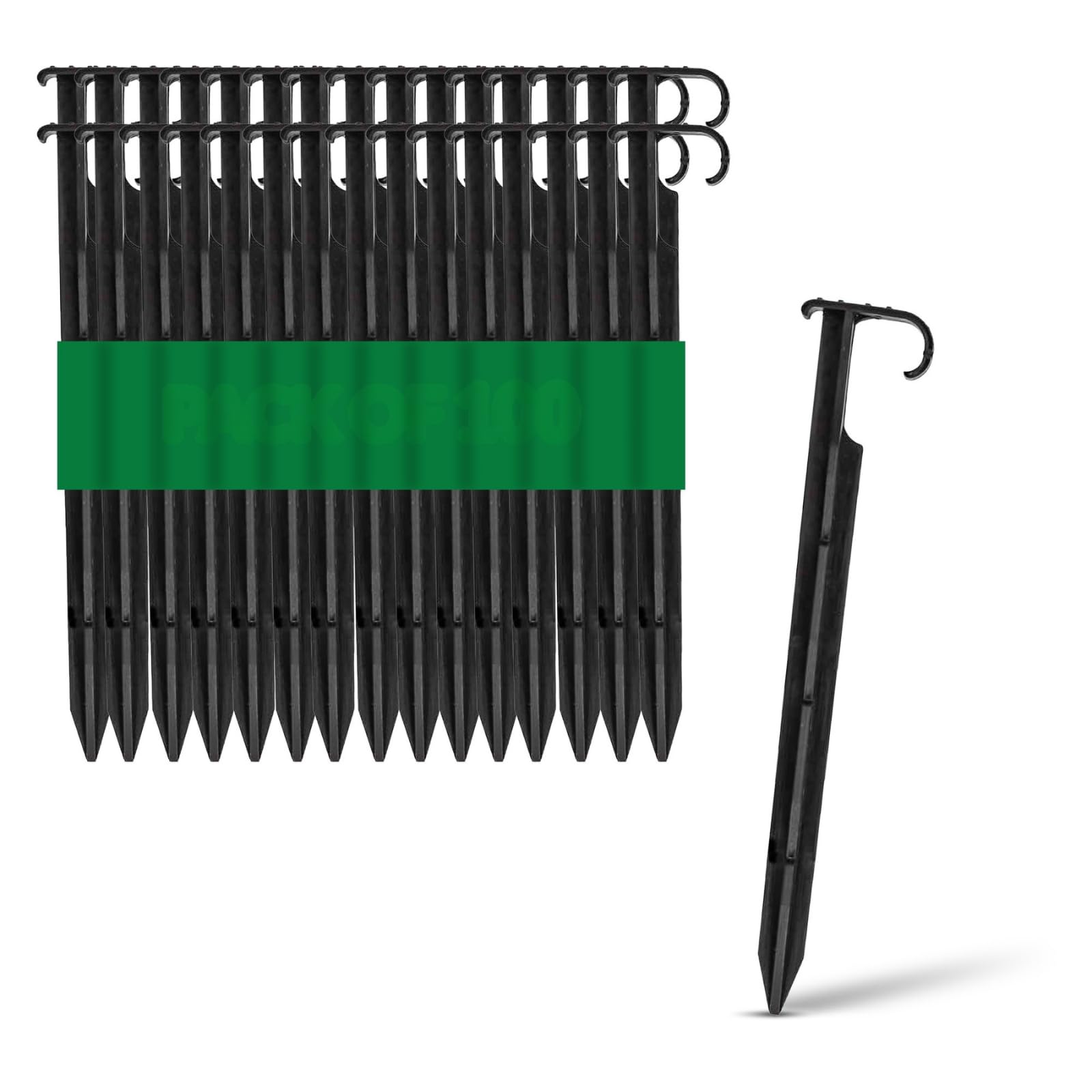 Tuyaux d'irrigation stables sans torsion avec le piquet AquaPIN GARDENIX lot de 100