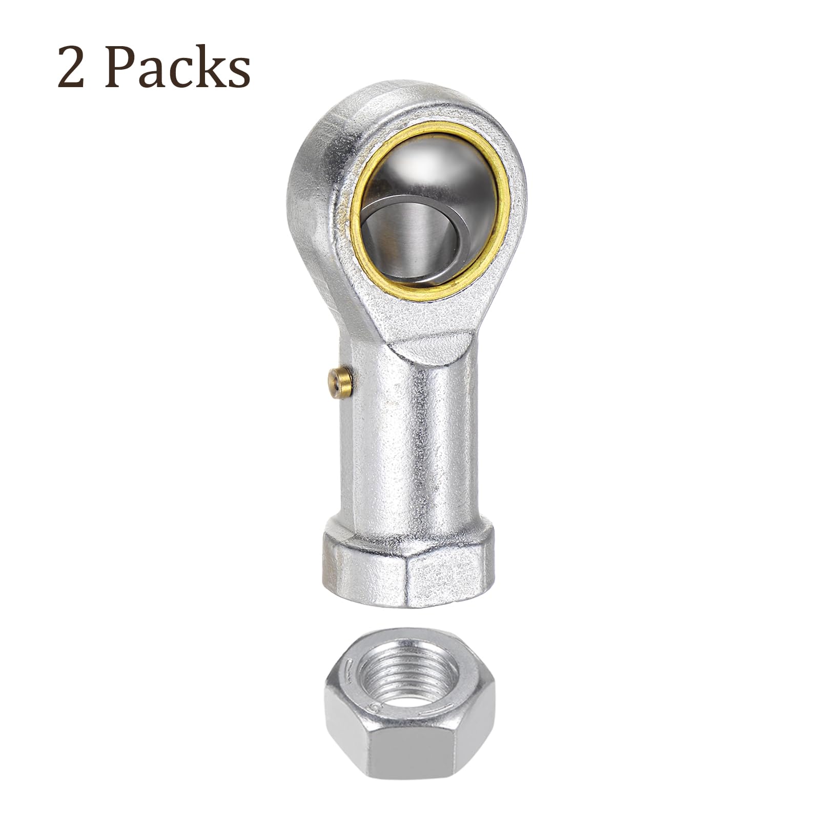 Estremità A Snodo M12 - 2 Pezzi In Acciaio Zincato Per Giunti Meccanici - Foto 10