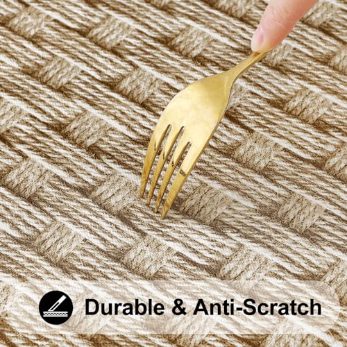 Smiry Round Table Cloth, Waterproof Fitted Table Cover for 25"-30" Tables by Smiry - Used condition - Image 7