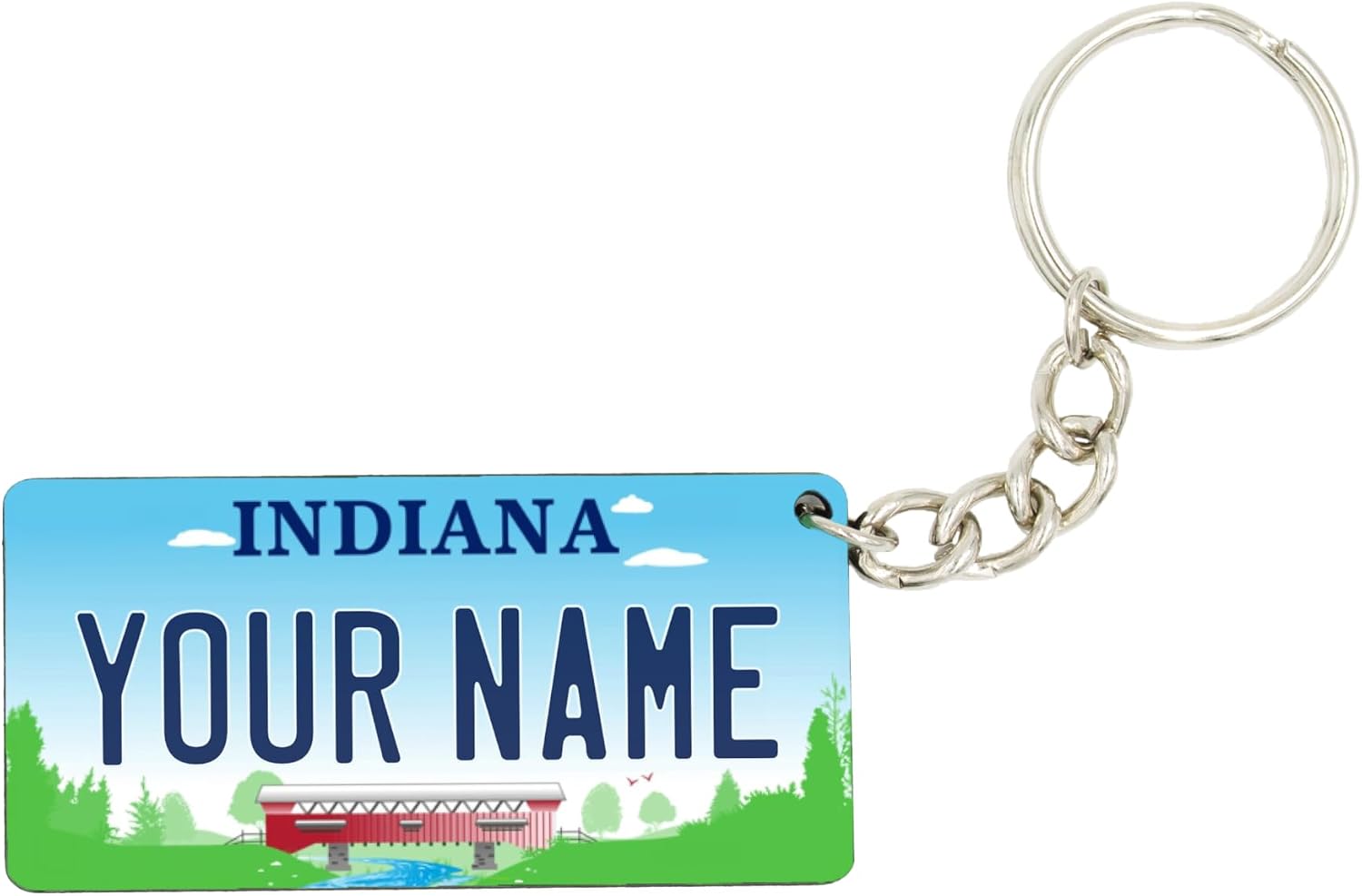License Plate Keychain - Personalized - All States Multicolor image 5