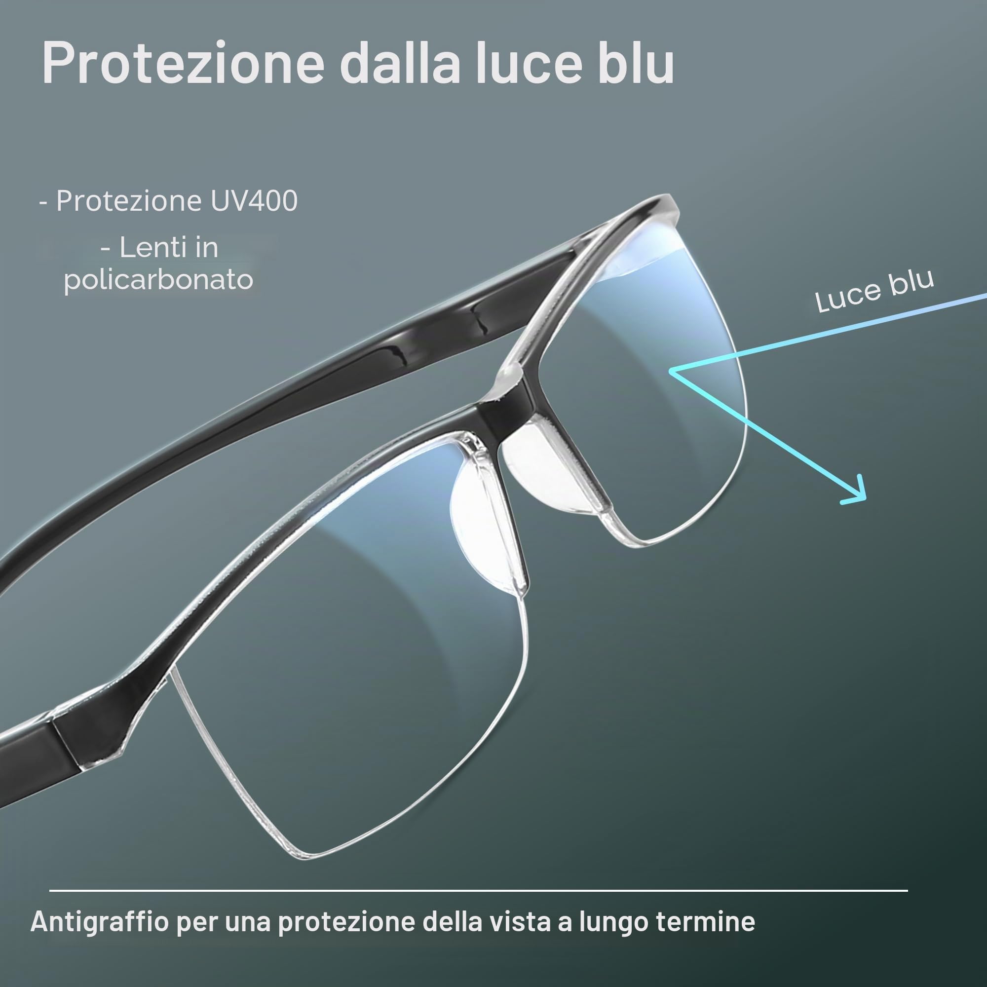 Gaoye 6 Paia di Occhiali da Lettura Uomo/Donna, Occhiali da Vista, Occhiali Anti Luce Blu per Uomo/Donna, Occhiali da Computer, Lenti da Lettura