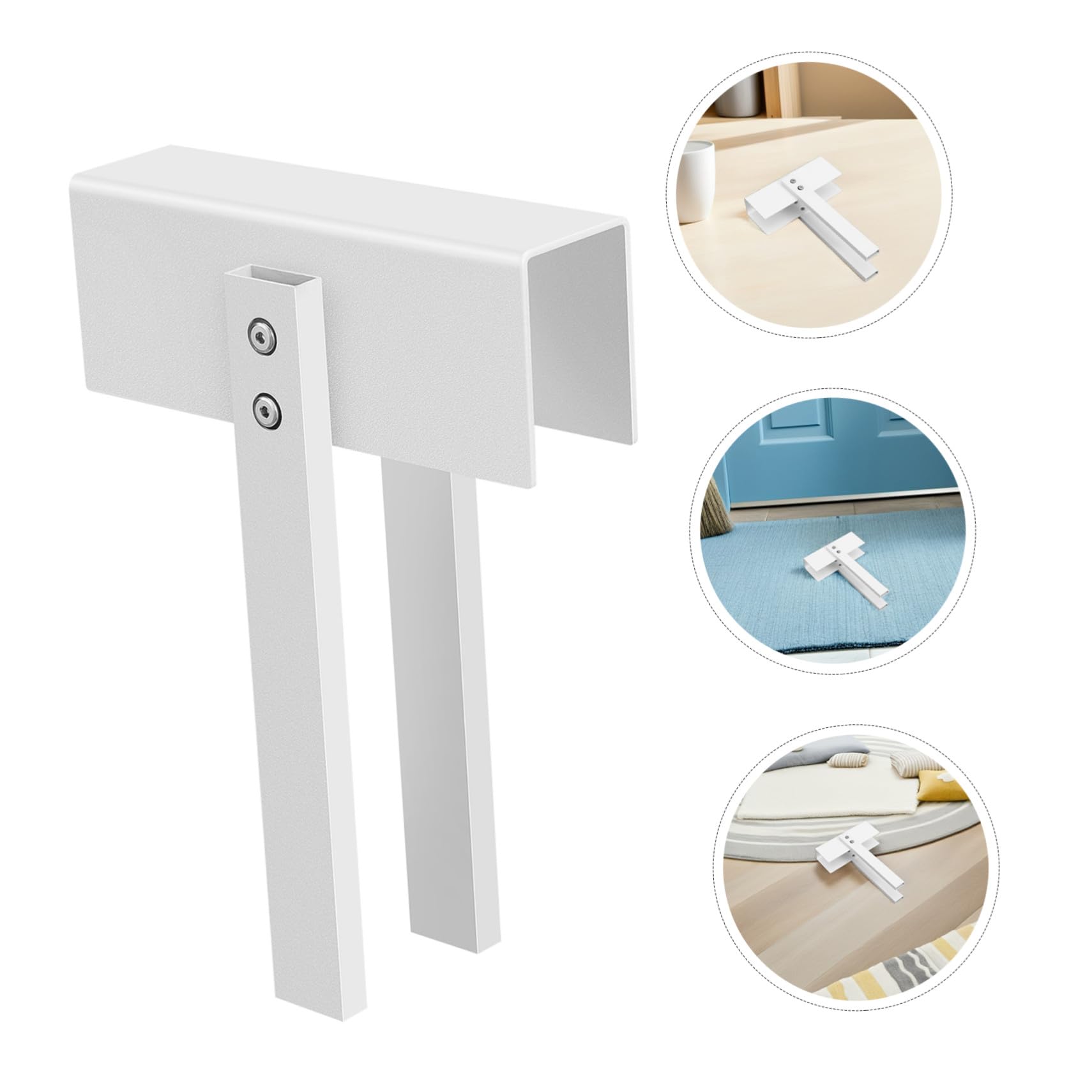 2 Piezas Cerradura de Seguridad para Puertas Dobles Acero Inoxidable Ajustable Protección Infantil para Armarios y Closets Instalación Rápida y Diseño Ahorra Espacio de Unidades