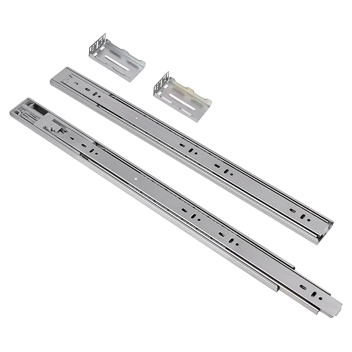 Buy 2 Pair DECORITEN 22 inch Soft Close Drawer Slide Full Extension