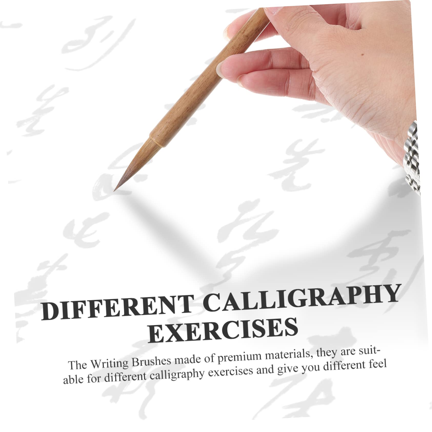 HOMSFOU 5 Set Pennello Calligrafico Completo Per Principianti Accessori Per Scrittura E Per Calligrafia E 3 Pezzi * 5