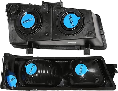 Miniatura 5 de DNA Motoring HL-OH-CS03-4P-BK-CL1 juego de faros delanteros para lado del chofer y acompañante