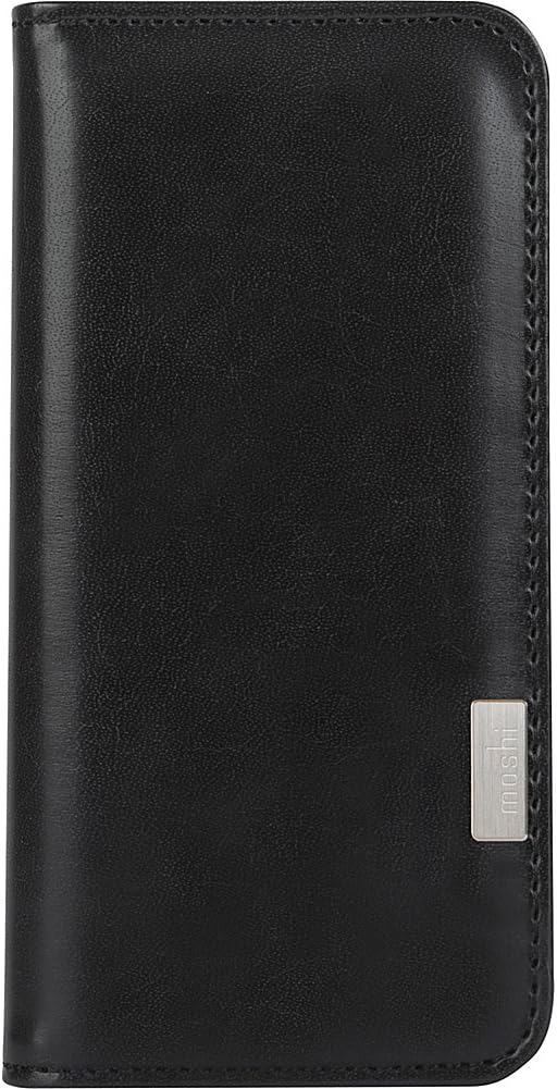 Moshi Overture Wallet Case for Samsung Galaxy S8 Smartphone, Charcoal Black