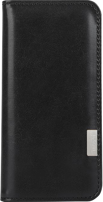 Moshi Overture Wallet Case for Samsung Galaxy S8 Smartphone, Charcoal Black