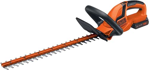 BLACK+DECKER 20V MAX Cordless Hedge Trimmer, 22 Inch Steel Blade,