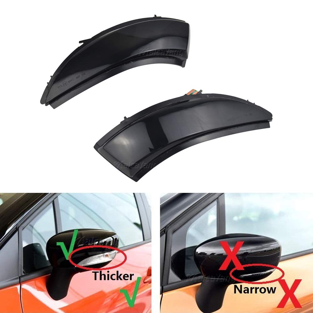 Une paire Indicateur de Miroir Sequentiel Dynamiques LED Clignotant pour Clio IV MK4 BH RS Grandtour KH (2012-2018)