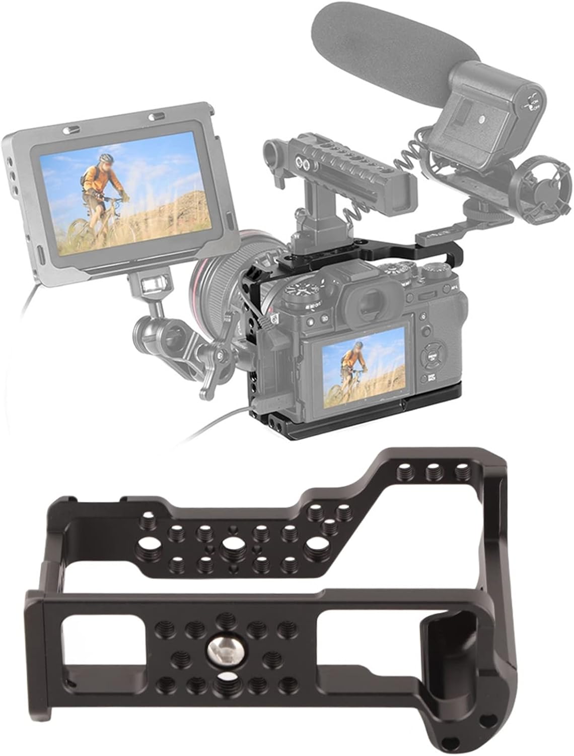 Camera Cage for /, CNC Machining Vertical Photography SLRMirrorless Camera Stabilizer