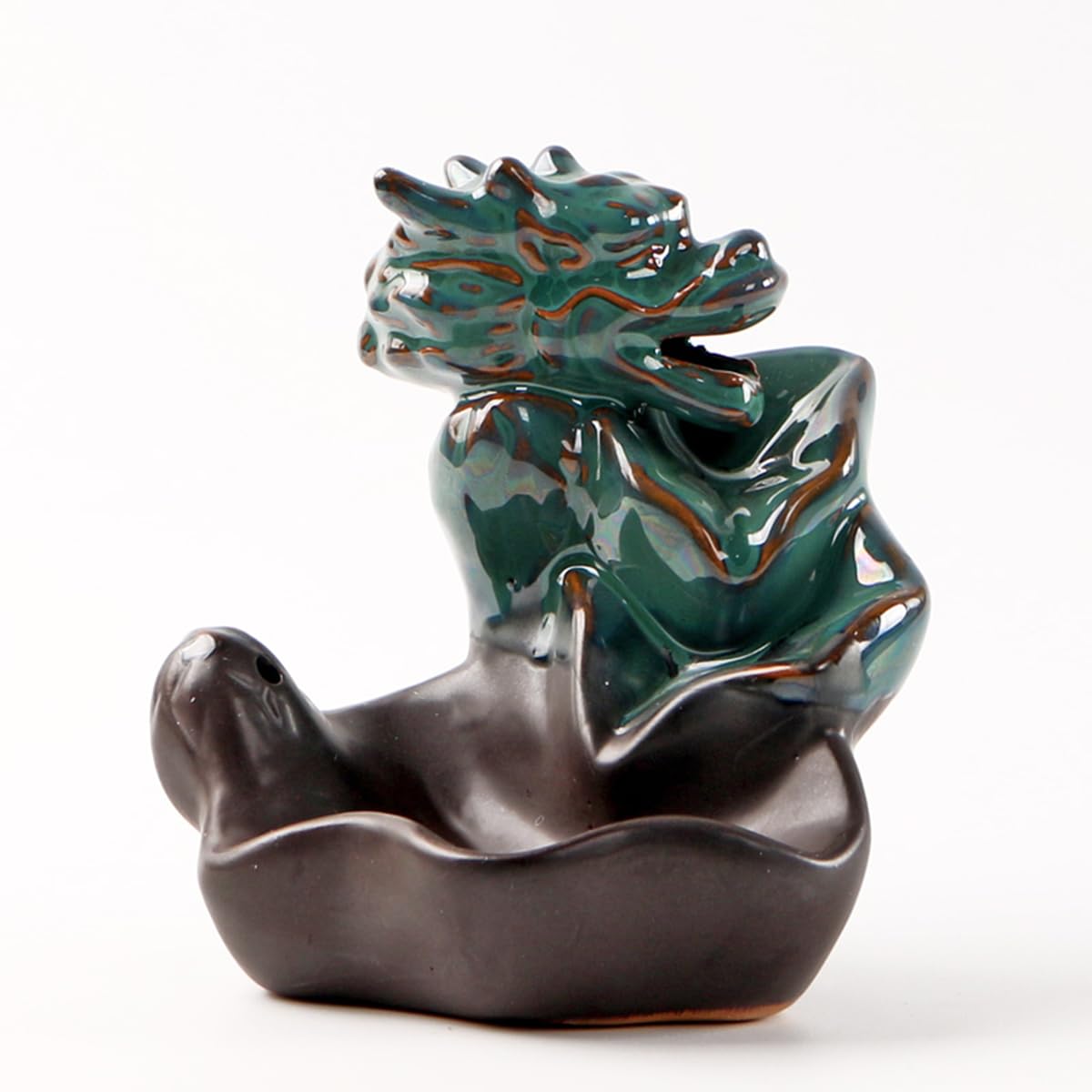 Dragon Backflow Incense Holder Waterfall Incense Burner, with 30 Incense Sticks,20 Backflow Incense Cones,1 Mat,1 Tweezers，Elephant Statues，Aromatherapy Ornamental for Home Office Yoga…