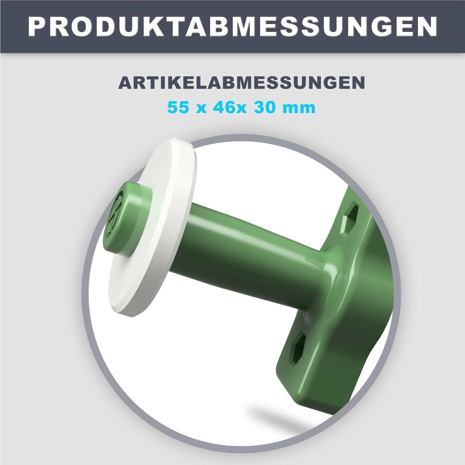 Magnetischer Waffenhalter – 2er Set in Navy-Grün, flexibel einsetzbare Halterung für unterschiedliche Pistolen & Revolver, starker Haftung ganz ohne Bohren – Made in Germany