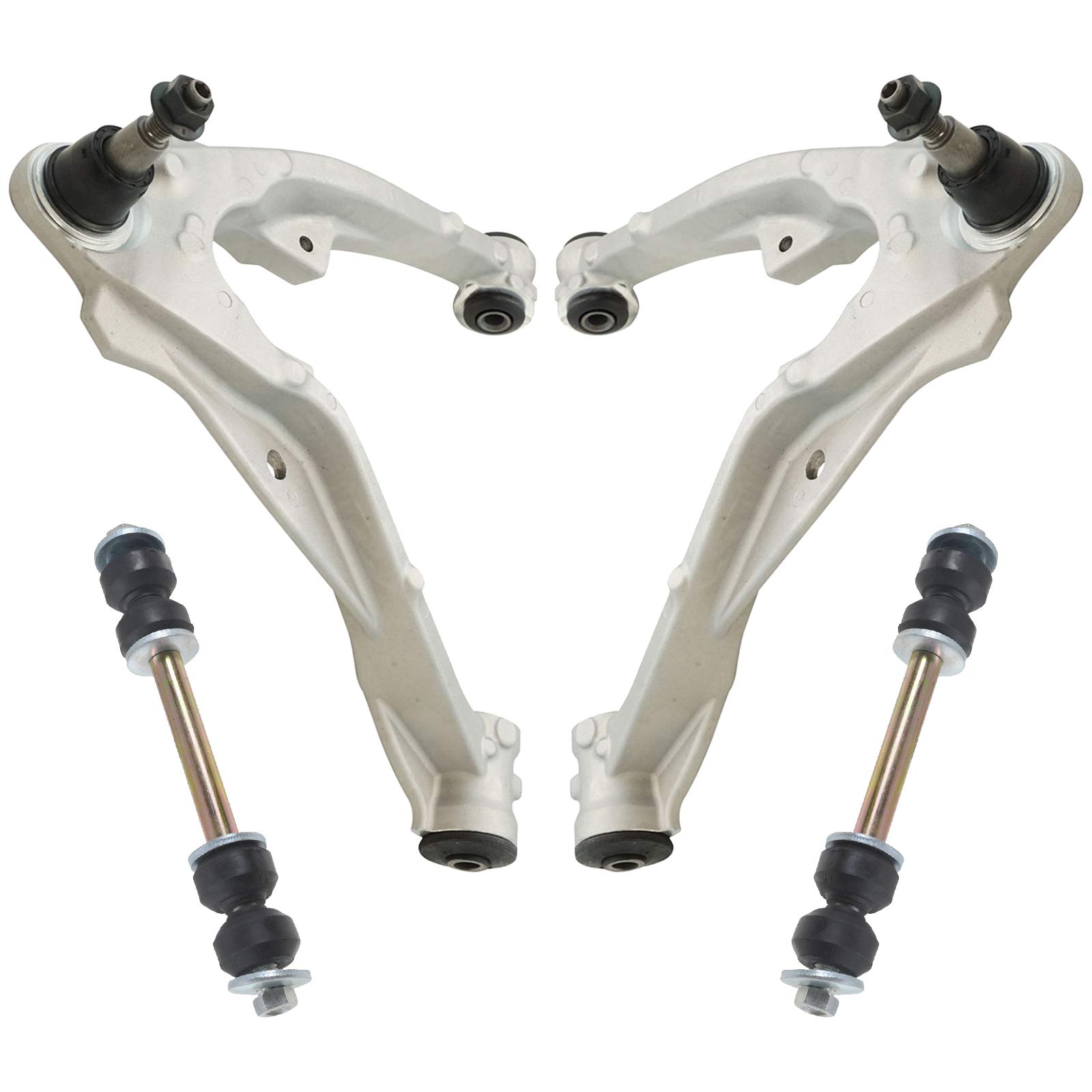 TRQ4 Piece Suspension Kit Front Control Arms w/Ball Joints Sway Bar End Links