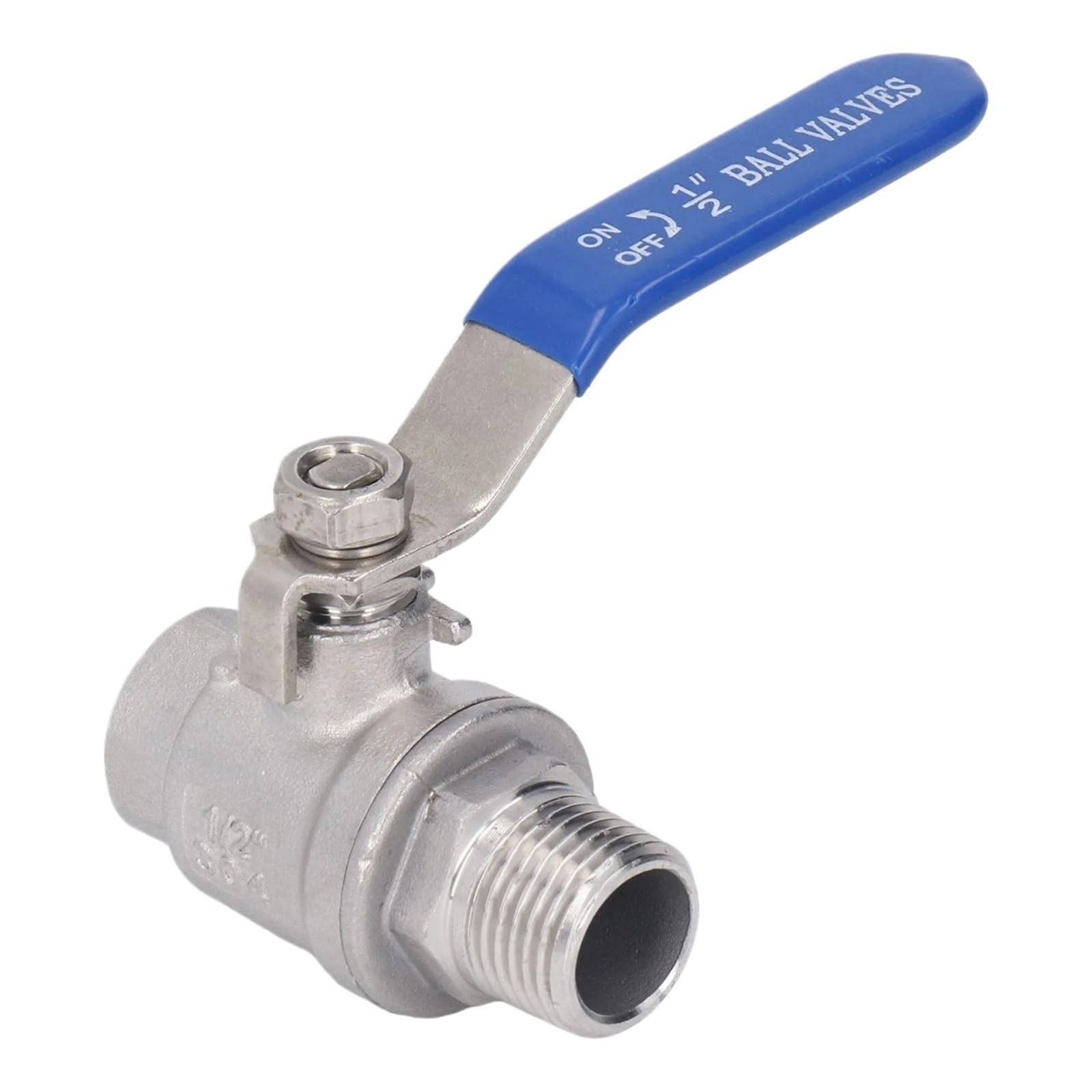 Vanne à boisseau sphérique 1/2 NPT mâle femelle pour stopper l'eau en acier inoxydable