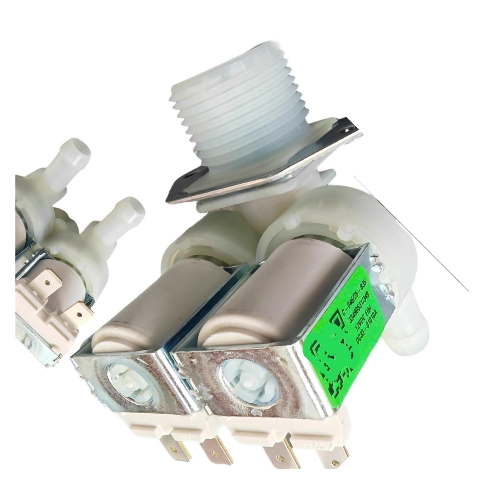 Válvula De Entrada De Agua for Lavadora, Compatible con Samsung, Válvula De Entrada De Lavadora Electrónica WW10T504DA WW10T554DAT WW10T634DLN DC33-01010A