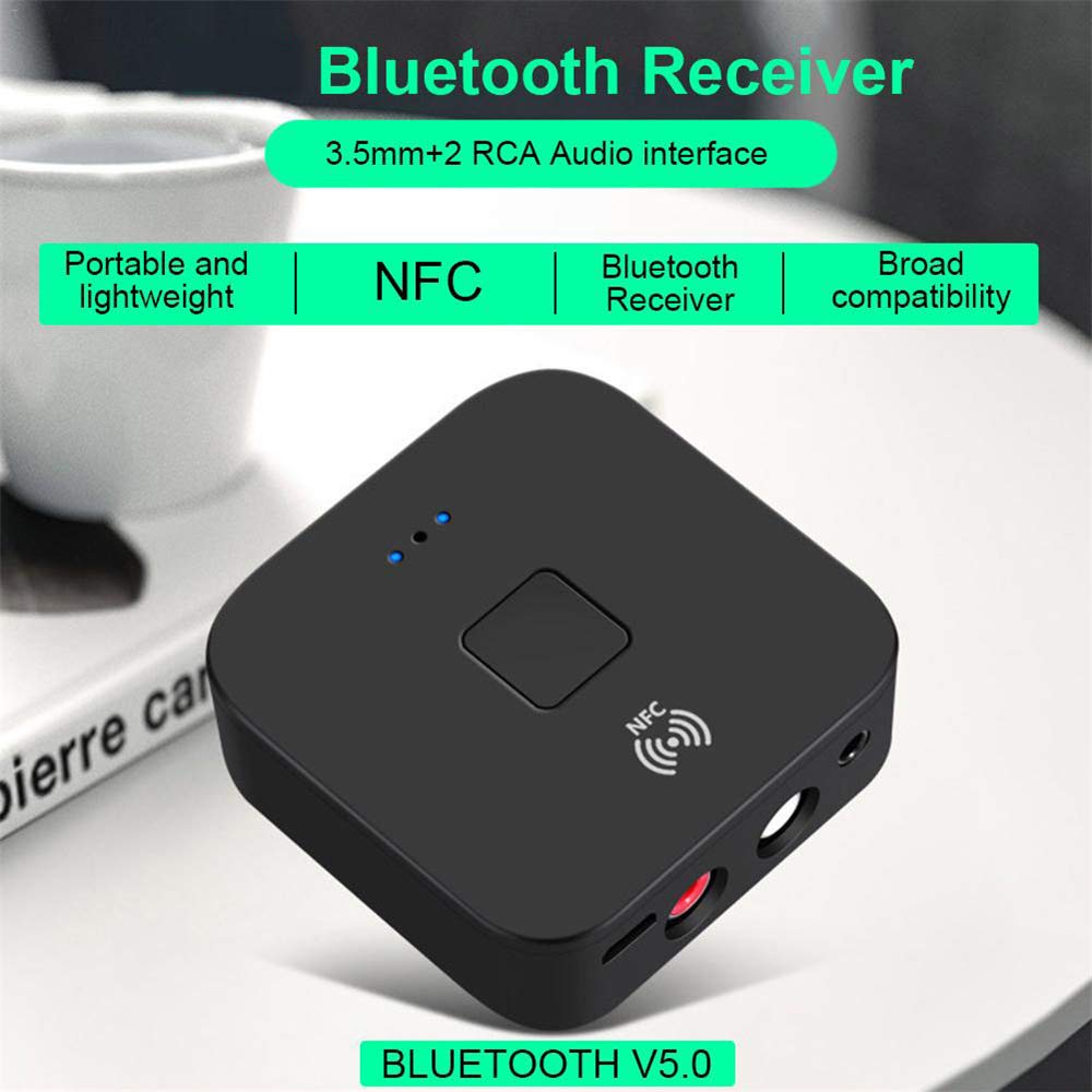 Adaptateur Bluetooth mains libres 2 en 1 pour voiture 5.0 Récepteur Bluetooth un à deux, prend Adaptateur Bluetooth mains libres 2 en 1 pour voiture 5.0 Récepteur Bluetooth un à deux, prend