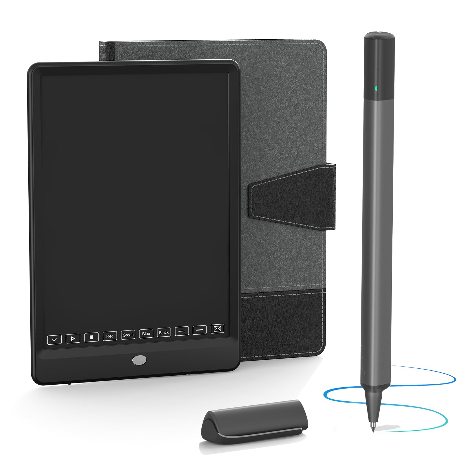 NEWYES Smart Pen 4.0 Set, Syncpen con Notebook Digitale e Blocco per Scrittura, Bluetooth Wireless, Compatibile con iOS e Android, Penna Digitale per Studenti, Designer, Persone d'Affari, Presa di