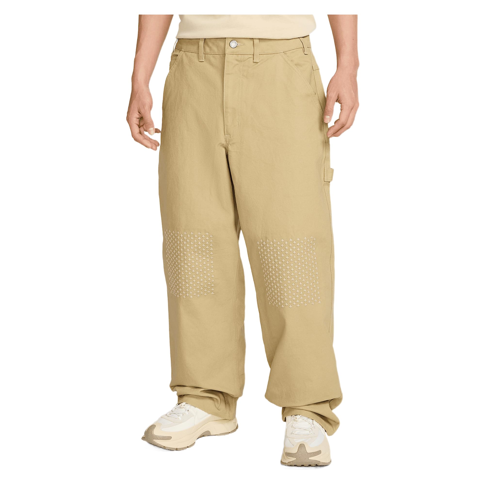 Nike Life Men's Carpenter Pants (HJ8478-297, Parachute Beige/Desert)Size 34