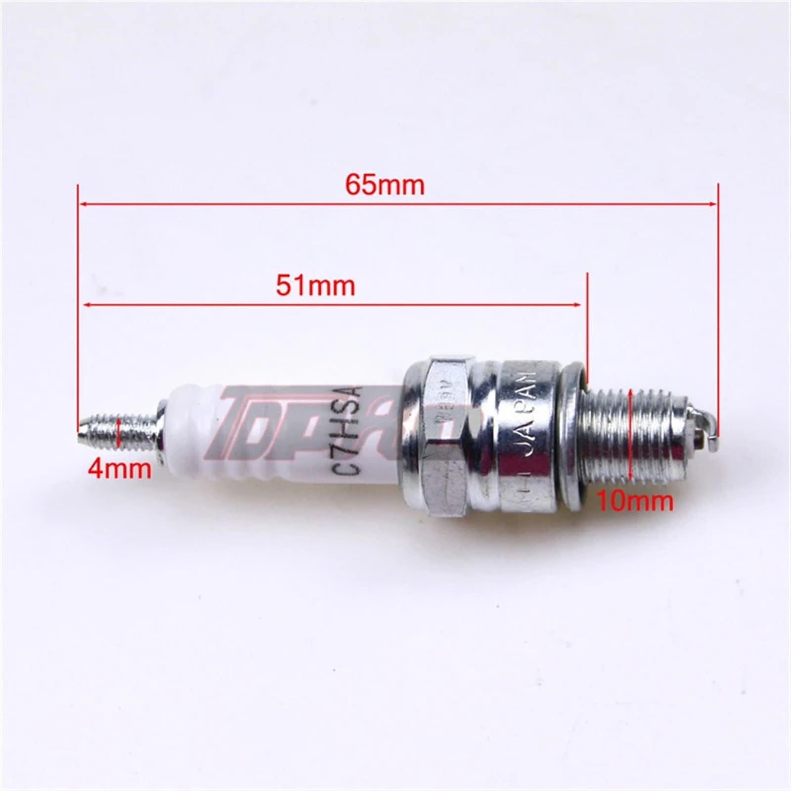 Bujías de Encendido Cobre 5/10 Uds. Bujías de carreras for motocicletas compatibles con Scooter cortacésped Trail Quad Dune ATV GO Kart 50cc-150cc Dirt Bike(10pcs)