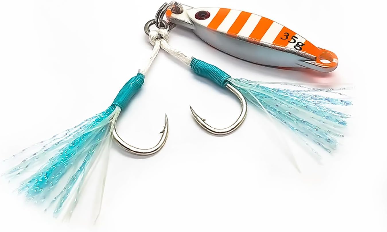 Fishing Lure Set, 5Pcs 8cm Soft Bait Head Sea Fish Lures Fishing Tackle