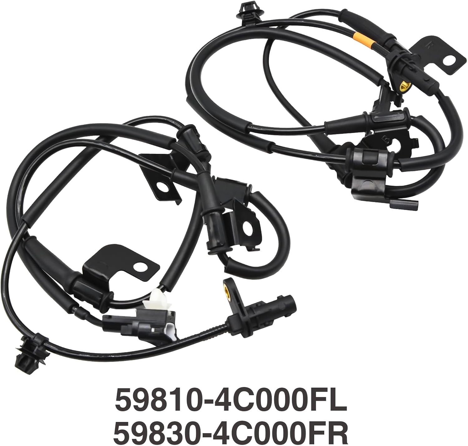 2pcs ABS Wheel Speed Sensors Fit for Kia Optima 2012 2013 2014 2015, Front Driver and Passenger Side OE# 59830-4C000 59810-4C000 598304C000 598104C000