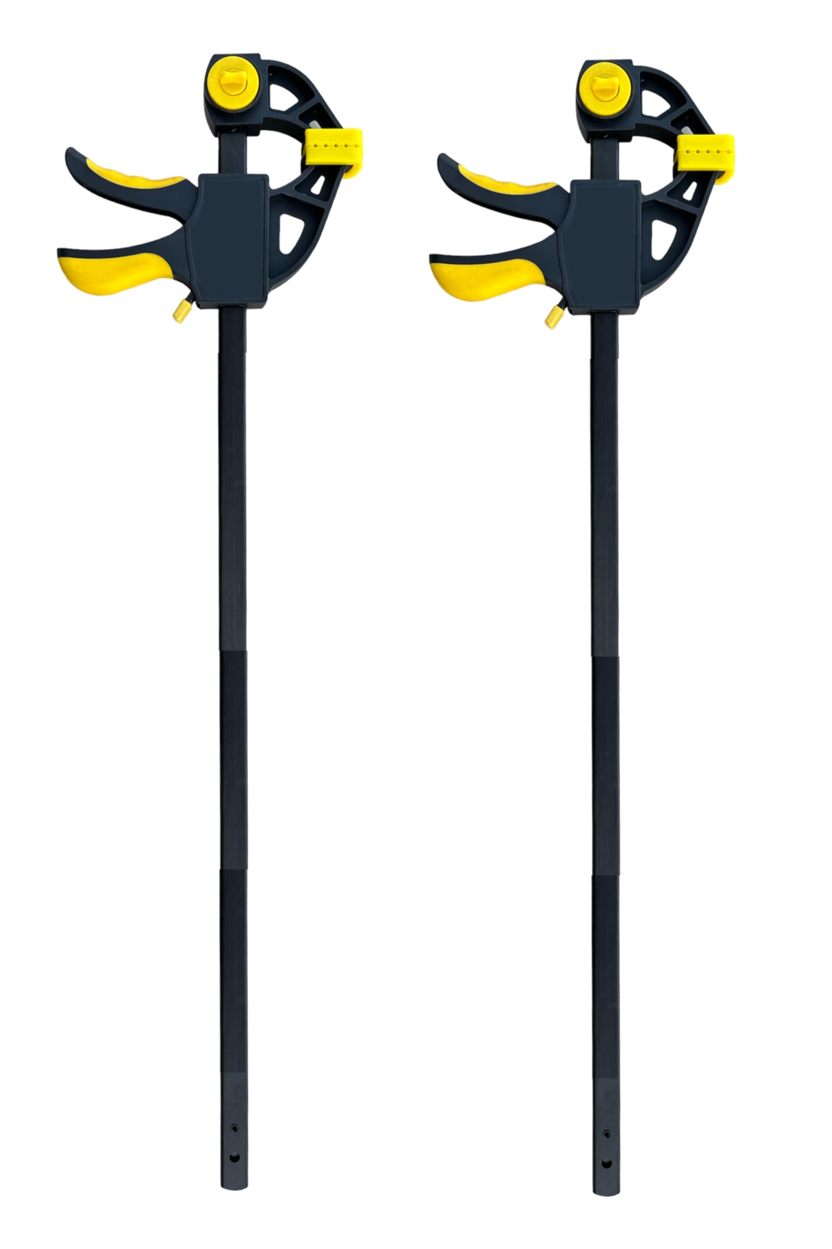 eacommerce Abrazadera reversible de carpintero con liberación rápida para madera, paquete de 2 unidades (apertura 610 mm)