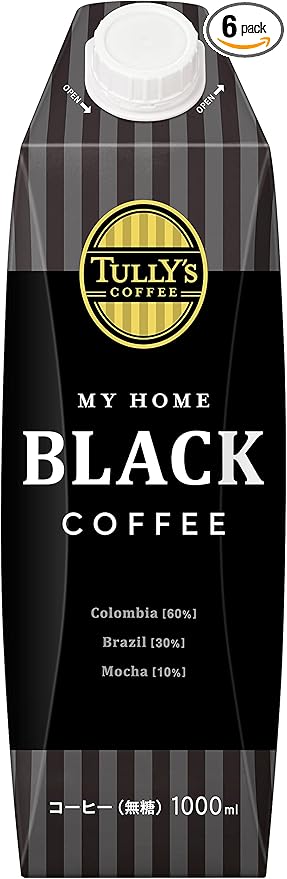 Amazon タリーズコーヒー ブラックコーヒー 紙パック 1l 6本 My Home マイホーム キャップ付き Tully S Coffee タリーズコーヒー コーヒー飲料 通販 Amazon タリーズコーヒー ブラックコーヒー 紙パック 1l 6本 My Home マイホーム キャップ付き Tully S Coffee タリーズコーヒー コーヒー飲料 通販