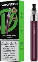 Vaporesso ECO ONE PRO 3ML Kit, 1400 mAh Battery with 1 x Eco One 0.8ohm Mesh T-Pod 2 ml, Maximum Power 16 W COREX SMOOTH Technology (Wine Red)