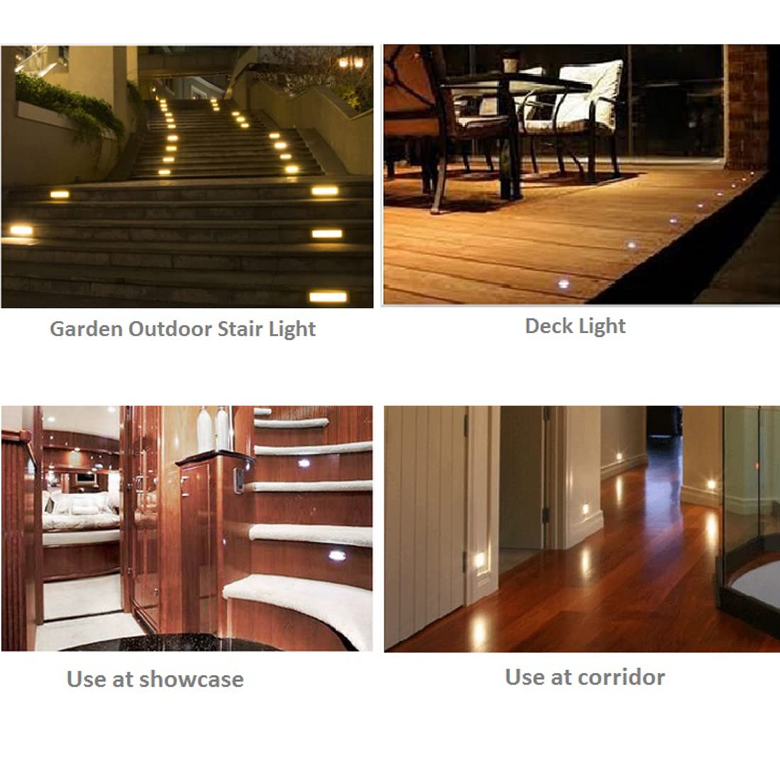 1 pc LED Courtoisie Cabine Passerelle Escalier Client Lumière Dôme Étape Lumière pour 12 V Marine Bateau RV Intérieur Extérieur Lampe