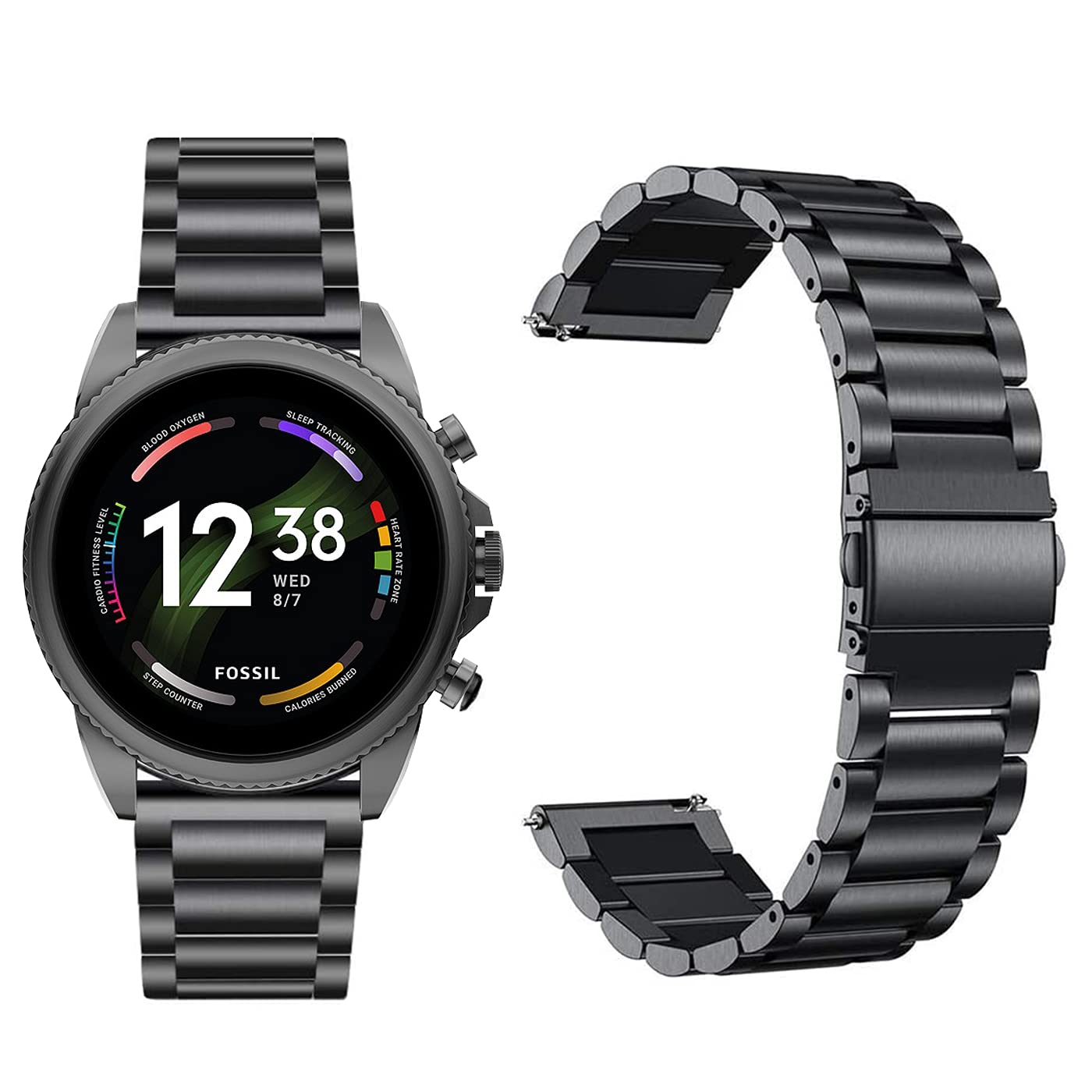 Wear Os Fossil Watch With Step Counter Fossil Gen Wellness Edition