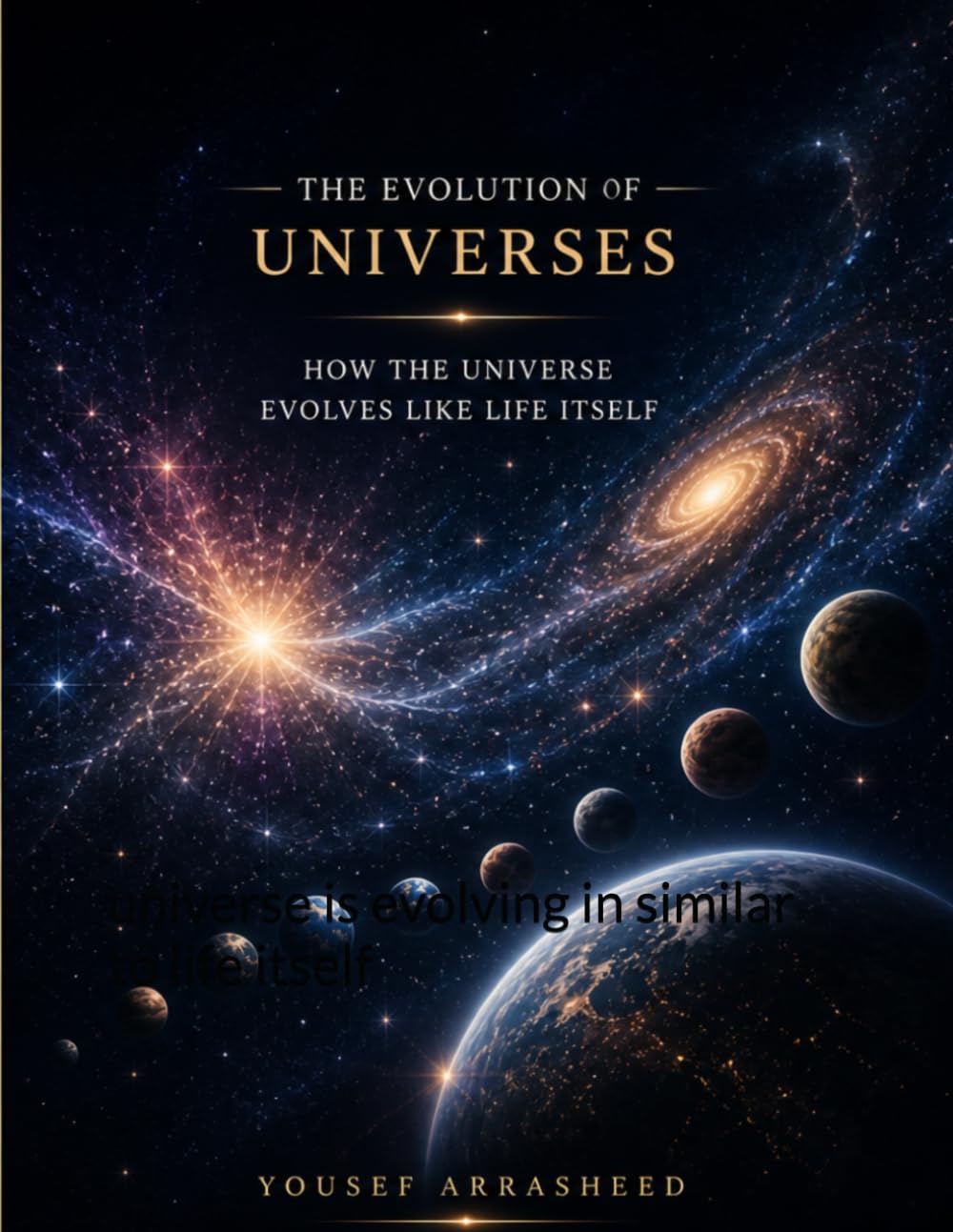 COSMIC EVOLUTION THEORY: universe is evolving in similar to life itself