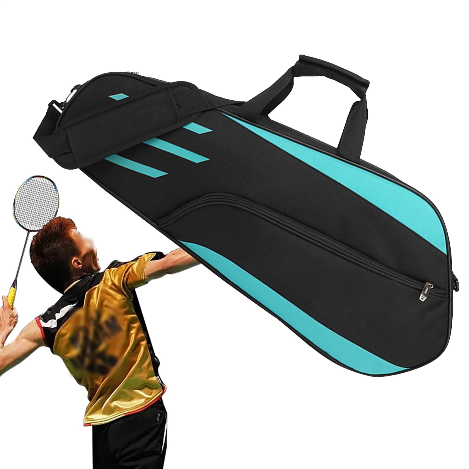Mallette imperméable durable pour raquette de paddle et badminton - 8