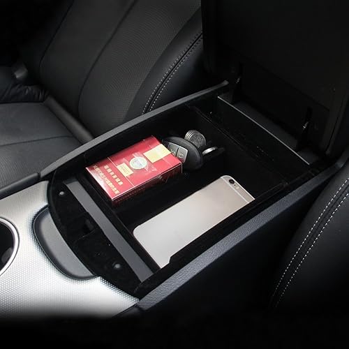 caja para apoyabrazos de auto, almacenamiento secundario central, soporte del teléfono, guante, contenedor, organizador, charola