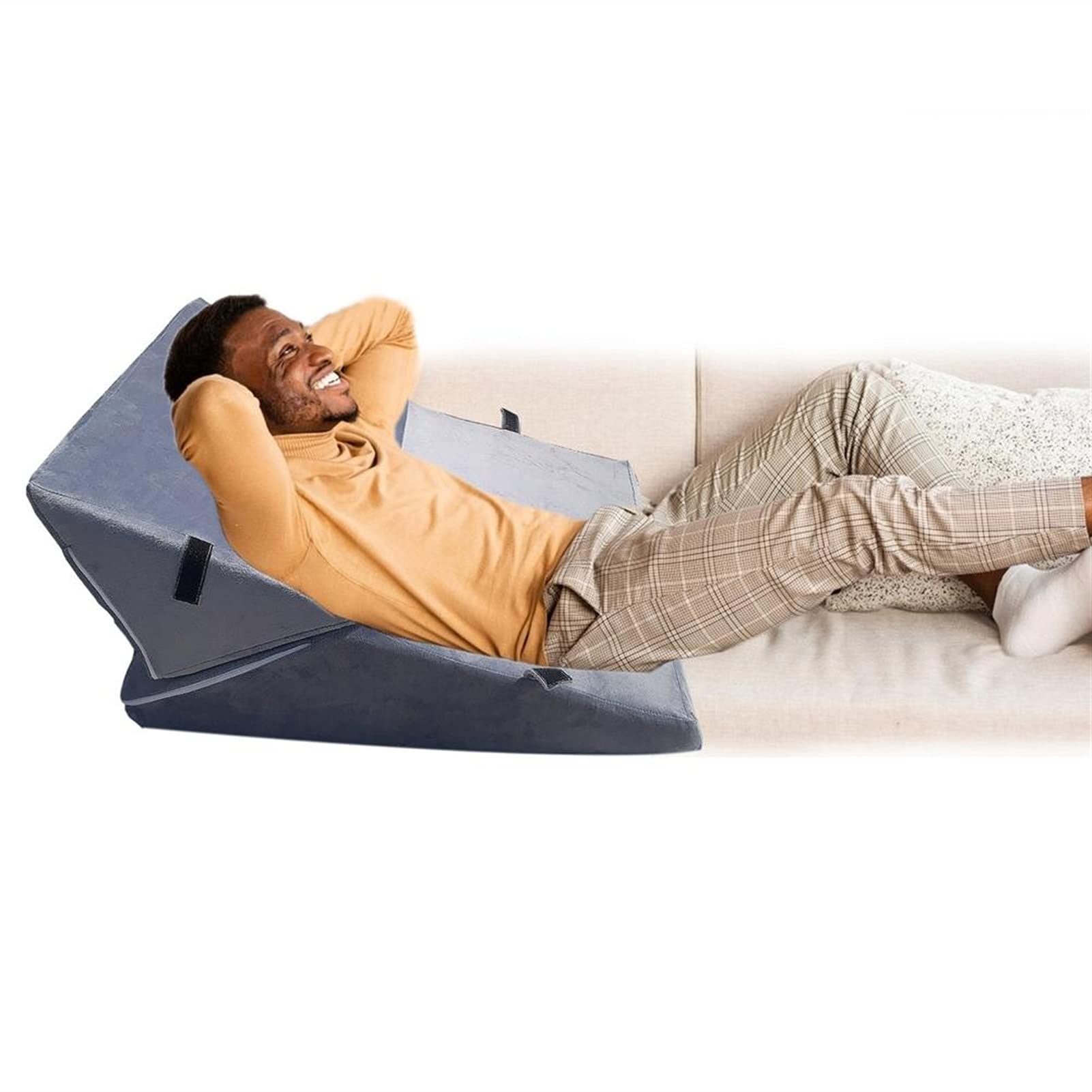 Memoria Espuma cuña Almohada Ajustable Dormir Inclinado cojín de la Pierna elevación Trasera Cojines de Soporte Lumbar