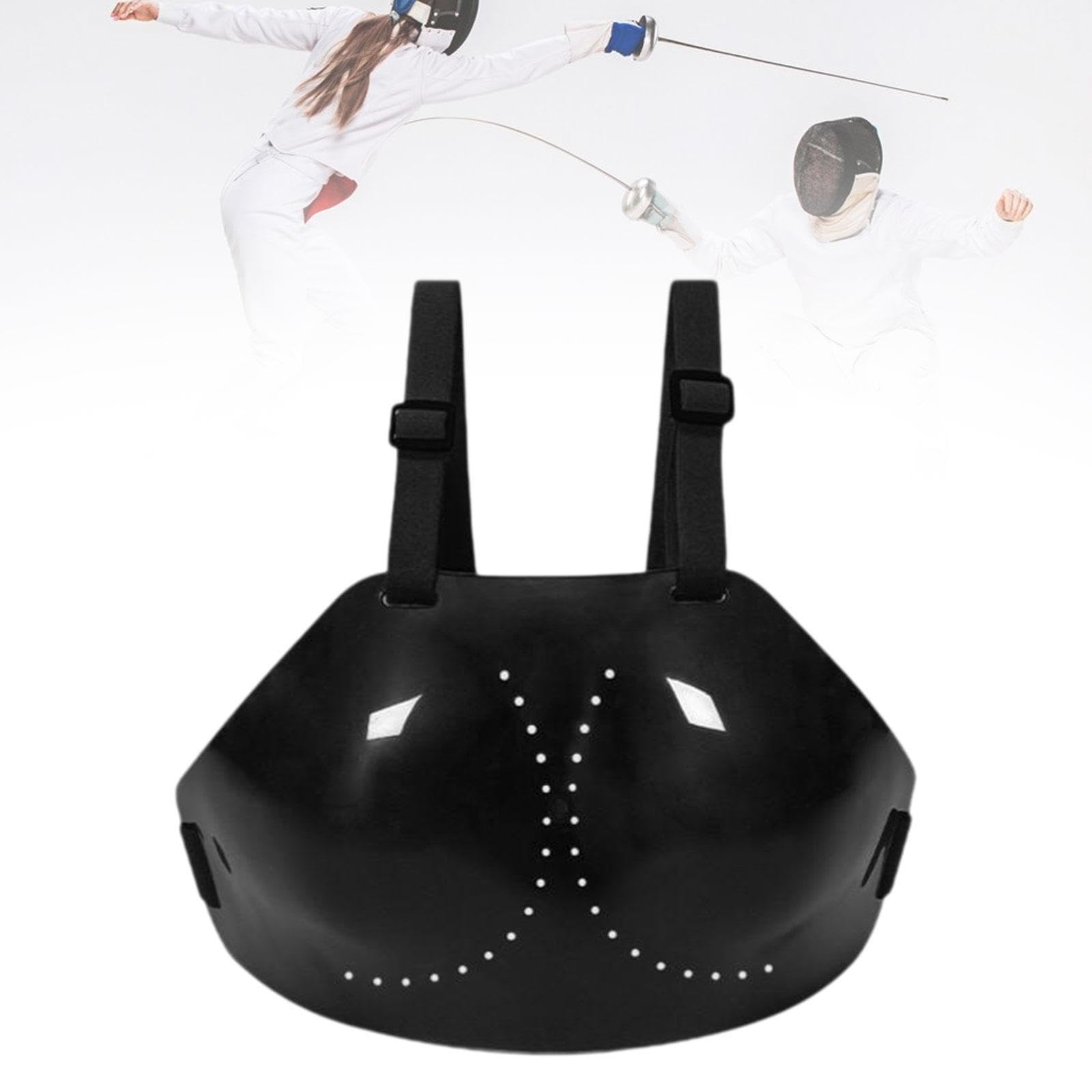 Plastron Fencing Armure de Poitrine Protection Ergonomique en PP Bretelles Ajustables Femmes