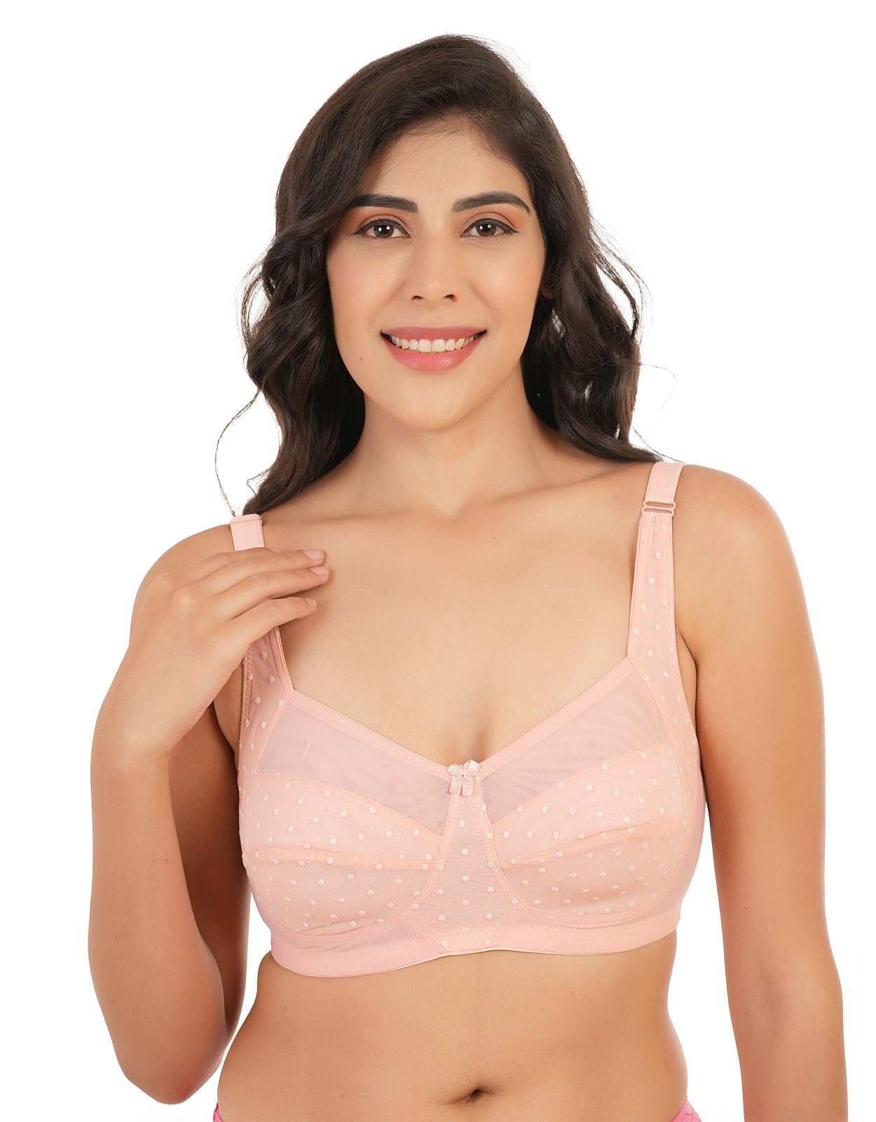 raha s.g Full Coverage Lycra Minimizer with Adjustable Fit, Curvy & Plus Size Support Womens Bra-picture-28