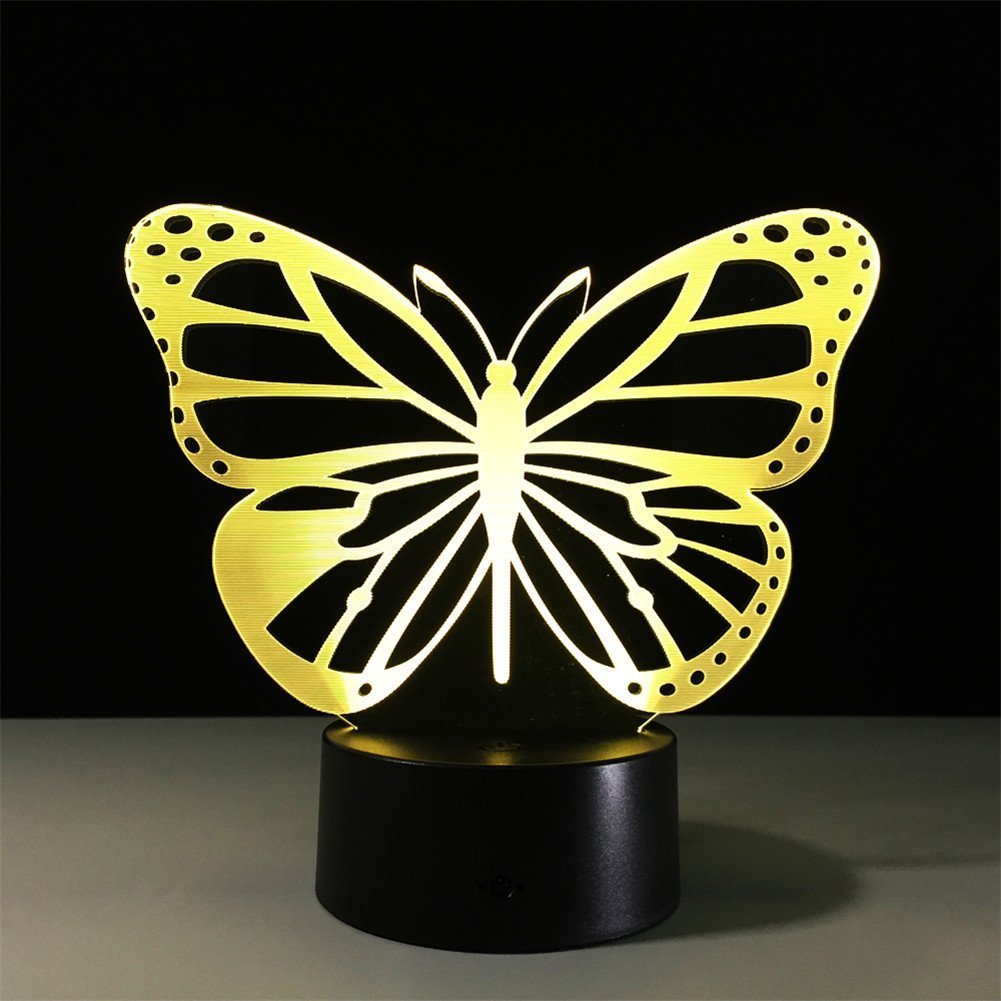 Creativo 3D Cervello Luce Notturna 16 Colori Mutevoli Telecomando
