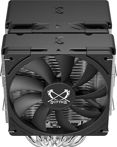 Miniatura 2 de Scythe Enfriador de aire para CPU Fuma 3, Intel LGA1700, LGA1151, AMD AM5Ryzen 4.724 in, torre dual, cubierta superior negra