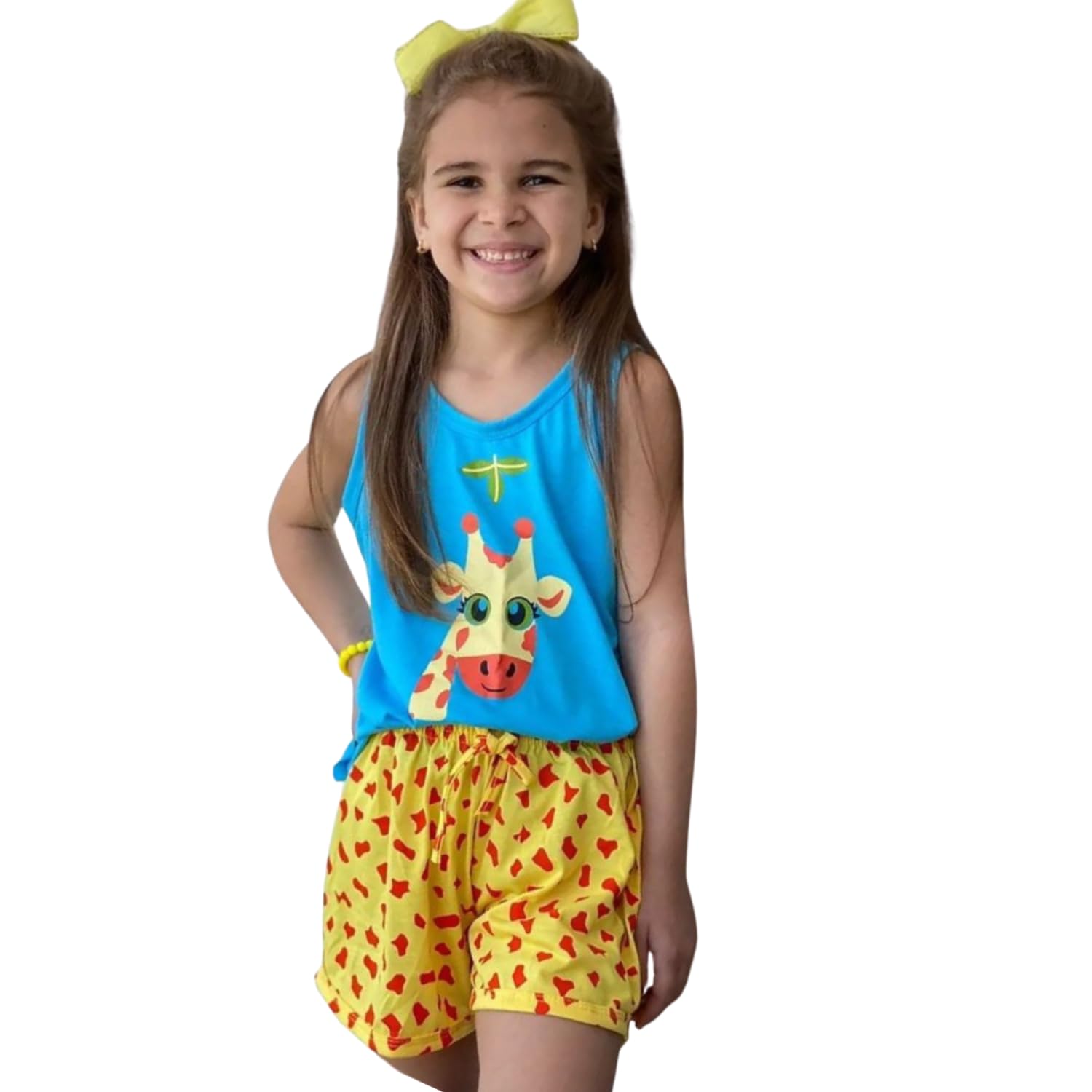 Pijama Infantil Menina Regata de Verão Baby doll de calor e short em promoção! Veja a oferta e mais achadinhos de Pijamas & Fantasias Infantis Hoje é o melhor dia para comprar Pijama Infantil Menina Regata de Verão Baby doll de calor e short com aquele preço maroto! Promoção! Aproveite a oferta!