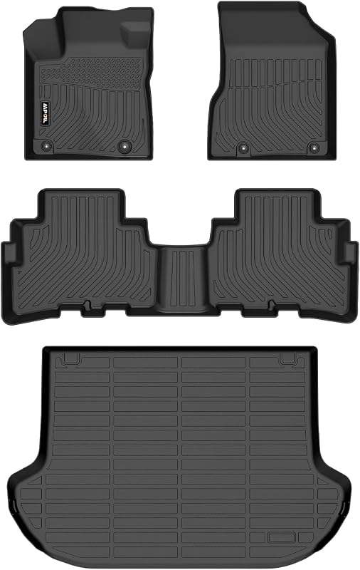 Kit de Tapetes Automotivos e Bandeja de Porta-Malas AIPOIL em TPE para Nissan Murano 2017.5–2024, Preto