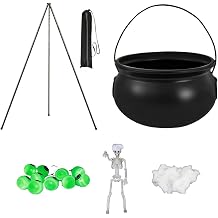 Halloween Fogging Container Light with Framework Figure