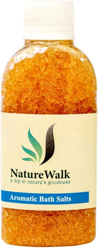 NatureWalk Men's and Women's Tangerine Bath Salt with essential aroma oils - 100g