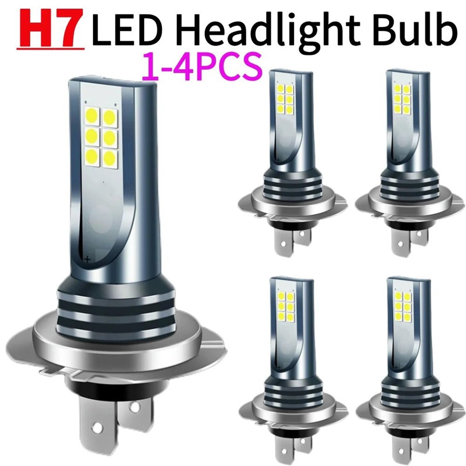 Reflektor LED Żarówka reflektorowa LED H7 12/24V Reflektor dalekosiężny | Żarówka przeciwmgielna samochodu 30000 lm samochód o wysokiej mijania światło hamowania akcesoria samochodowe