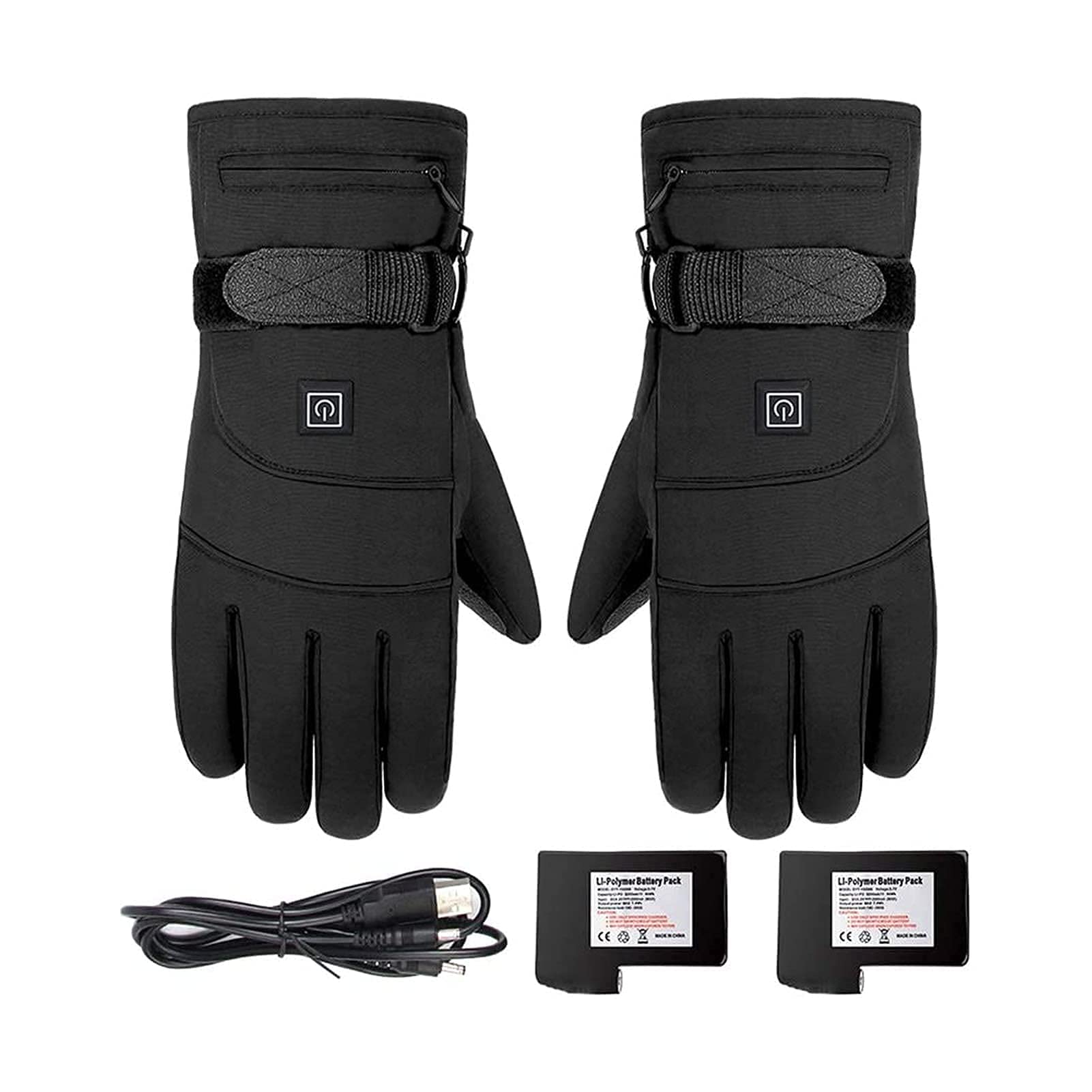Gants de travail chauffant électriques avec batterie rechargeable