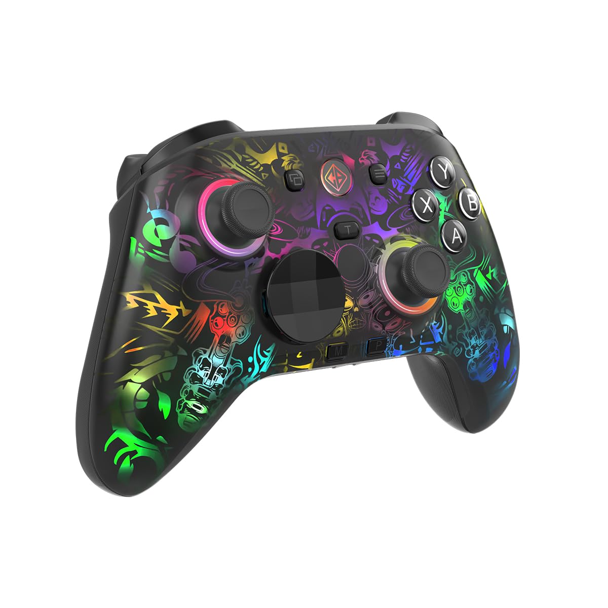 Cosmic Byte Lumora Tri-Mode Controller with Stealth Black RGB-Reveal Design, Hall Effect Joysticks & Triggers, Mechanical Buttons, 1000Hz Polling Rate, 6-Axis Gyro, Windows Software, 3.5mm Audio Jack, Macro & Turbo, 1300mAh Battery-image-11