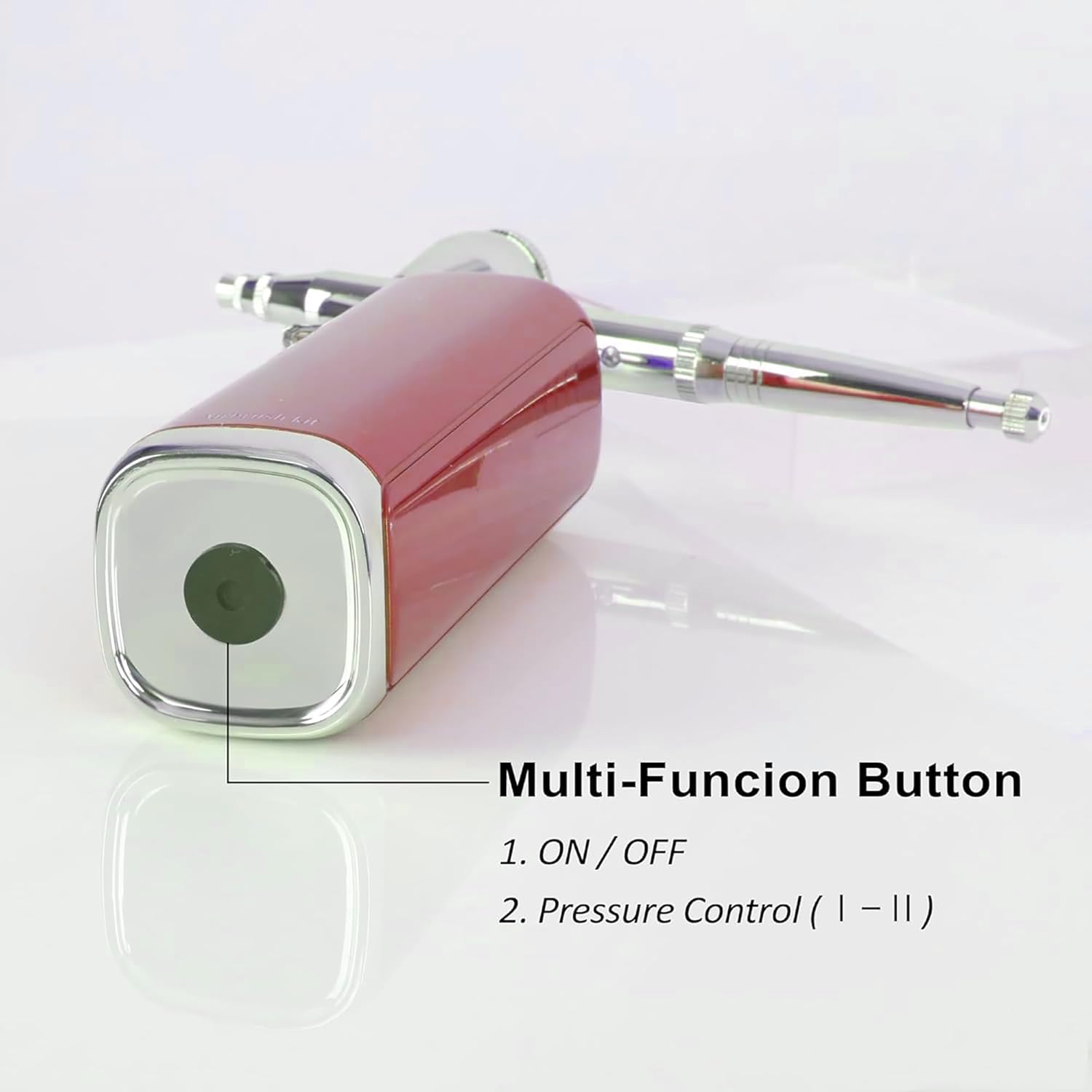 I-BEAUTEE Airbrush Set Cordless Airbrush kit with Compressor, Airbrush Cake Decoration High Airflow Miniature Painting Tool, Temporary Tattoo, Spray Gun for Model Hair Barber Enhancement, Nail Art - Image 9