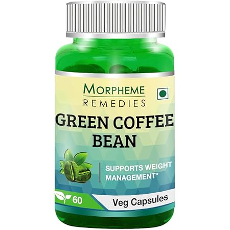 Morpheme Remedies Green Coffee Beans 500 mg - 60 Veg Capsules